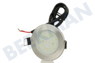 Hoover 49038833 Campana extractora Lámpara led adecuado para entre otros CGM611N, HMB6600