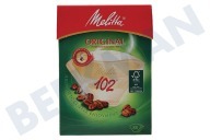 Melitta Cafetera automática 6658694 marrón de café 102, 80 piezas adecuado para entre otros talla 102