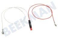 Beko 265100003 Horno-Microondas Lámpara adecuado para entre otros CIM307400, E51 Luz indicadora roja adecuado para entre otros CIM307400, E51