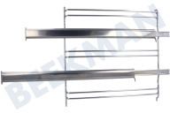 Gorenje 827810  Rail adecuado para entre otros BCPS6737E09X, BOS6747A01X Riel telescópico derecho adecuado para entre otros BCPS6737E09X, BOS6747A01X