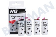 HG 587000103  HGX papamoscas adecuado para entre otros 4 cintas adhesivas sin olor