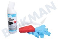 HG 318006103  Kit de renovación de inodoros HG adecuado para entre otros Limpiador, cepillo de limpieza, fregado y guantes