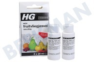 HG 512004100  Recambio de trampa de mosca de la fruta HGX adecuado para entre otros 2x 20 ml