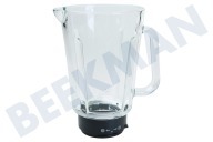 Moulinex MS651089 MS-651089  Jarra de vidrio para licuadora adecuado para entre otros Mezcla perfecta BL811138 / 870, BL811D38 / 870, BL815E31 / 870