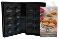 Tefal Parrilla XA801512 Mini Moldes para Tartas Colección Snack adecuado para entre otros SW852, SW853, SW854, SW857