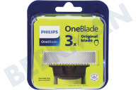 Philips QP230/50 Máquina de afeitar Cuchilla de afeitado adecuado para entre otros OneBlade/OneBlade Pro Cuchilla reemplazable OneBlade adecuado para entre otros OneBlade/OneBlade Pro