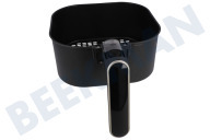 Philips 300010236491 Airfryer Cesta adecuado para entre otros HD9257/80, HD9257/88 con mango adecuado para entre otros HD9257/80, HD9257/88