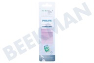 Philips HX9004/10  Set cepillo de dientes adecuado para entre otros Sonicare Cabezales de cepillo estándar InterCare, 4 piezas adecuado para entre otros Sonicare