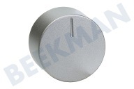 Botón adecuado para entre otros GMA9522IX, TGW5466IXL, AKA6422IXL Botón de gas plata/gris