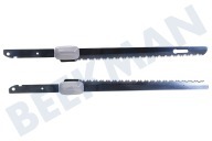 Moulinex SS989730 SS-989730  Cuchillo adecuado para entre otros Secanto, DJAC41 Cuchillas, 2 piezas para cuchillo eléctrico. adecuado para entre otros Secanto, DJAC41