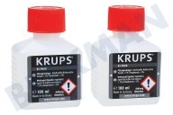 Krups Cafetera automática XS900010 Líquido de limpieza adecuado para entre otros Sistema de capuchino