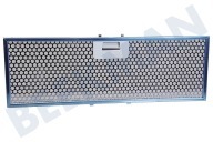 Novy 50890085 R258041 Campana extractora Filtro de grasa de acero inoxidable adecuado para entre otros HR2060 / 2