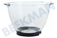 Kenwood AWAT550001 AT550  Jarra depósito adecuado para entre otros Máquinas de cocina Chef Tazón de vidrio para mezclar AT550 adecuado para entre otros Máquinas de cocina Chef