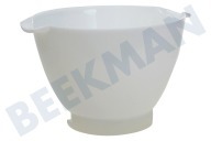 Jarra depósito adecuado para entre otros Chef KM353, KM355, KM357 Plástico Blanco 4,6 litros