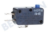 LG 6600W1K001D Horno-Microondas Interruptor adecuado para entre otros MC8087, MH6588 Microinterruptor de puerta adecuado para entre otros MC8087, MH6588