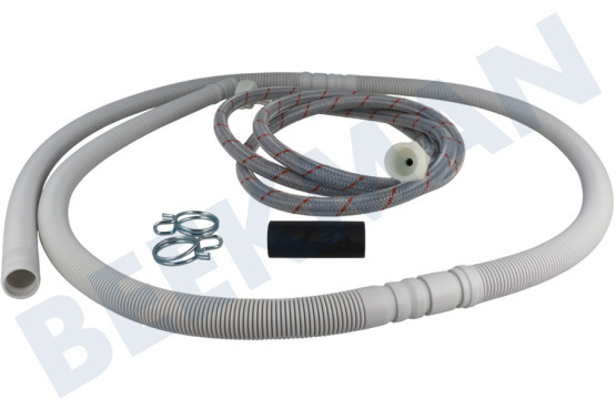 Constructa Lavavajillas SGZ1010 Tubo Juego de extensión de 2 metros, suministro/desagüe para manguera con tope de agua