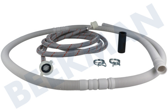 Constructa Lavavajillas SGZ1010 Tubo Juego de extensión de 2 metros, suministro/desagüe para manguera con tope de agua