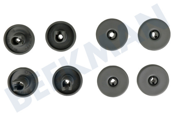 Atag Lavavajillas 88019377 Rodillo Del cesto inferior, 8 piezas