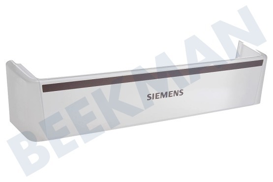 Siemens Refrigerador 665457, 00665457 Soporte botellas frigo Transparente 493x120x100mm