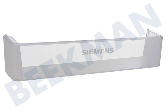 Siemens Refrigerador 640497, 00640497 Soporte botellas frigo Transparente 490x120x110mm