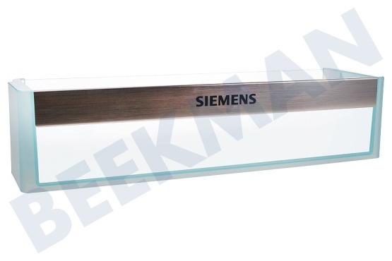 Siemens Refrigerador 433882, 00433882 Soporte botellas frigo Transparente 420x113x100mm