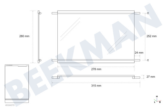 LG Refrigerador platina