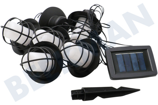 Universeel  Cable de luz LED Efecto de llama solar de seis piezas