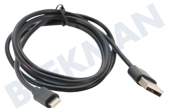 Apple  Cable USB adecuado para Apple Rayo de manzana, negro, 100 cm