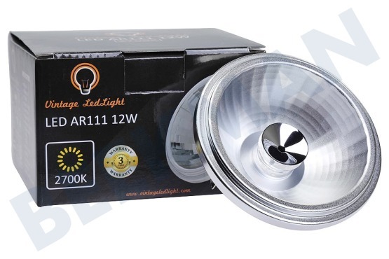 Vintage LedLight  LED AR111 G53 Regulable 2700K 12 Watts, 35 Grados