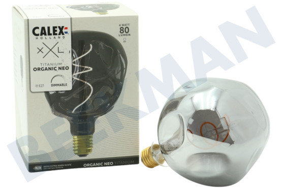 Calex  2101004200 Lámpara LED XXL Organic Neo Titanium 4 Watt, 1800K Regulable