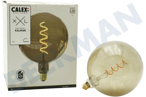 Calex  2101004800 Lámpara LED Filamento Espiral Natural XXL Kalmar E27 5 Watt