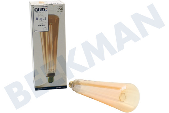 Calex  2101003800 Lámpara LED Royal Kinna Oro E27 3,5 Watt, Regulable