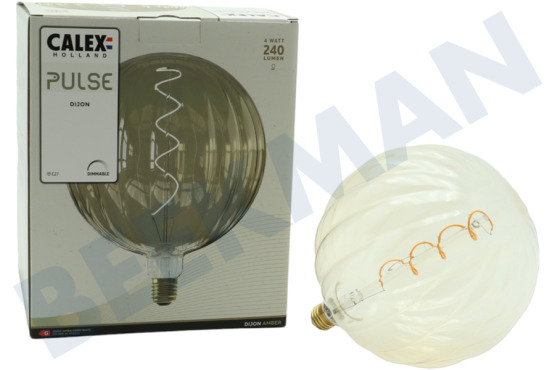 Calex  2101002500 Lámpara LED Dijon Amber Pulse E27 4 Watt, regulable