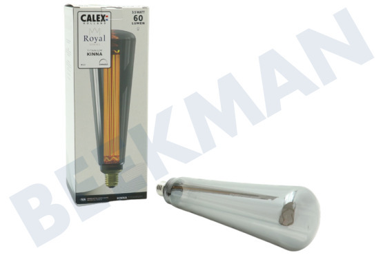 Calex  2101005800 Lámpara LED Royal Kinna Titanio E27 3,5 Watt, regulable