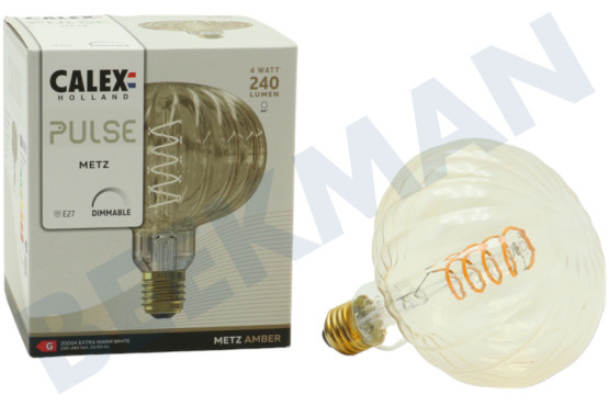 Calex  2101002700 Lámpara LED Metz Amber Pulse 4 Watt, 2000K E27 regulable