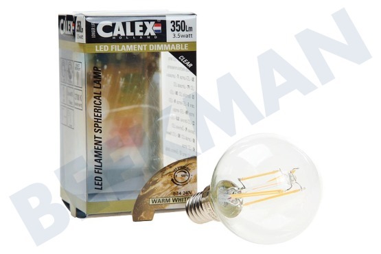 Calex  474482 Calex LED vaso lleno de filamentos Miniglobe brillante 3.5W 350lm