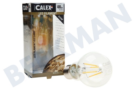 Calex  425204 Calex LED vaso lleno de incandescencia normalizada brillante de la lámpara 4W 400lm