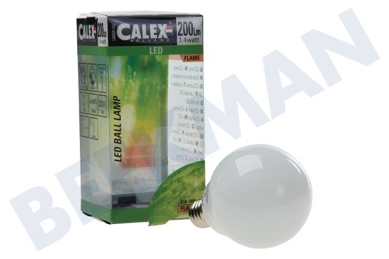 Calex  472734 Bola calex LED de la lámpara 240V 3W E14 P45, 200 lúmenes