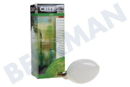 Calex  472822 Lámpara vela LED Calex 240 Voltios, 3W E14 B38, 200 lúmenes