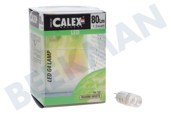 Calex  473830 Calex LED G4 12V 2-LED 1.5W 80lm 3000K