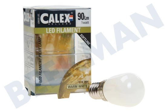 Calex  424996 Calex Full LED de vidrio de filamento de la lámpara del panel de control 1W E14 90lm