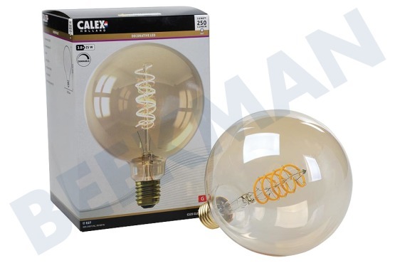 Calex  1001001000 Calex LED Flex completa de vidrio de filamento del bulbo del globo
