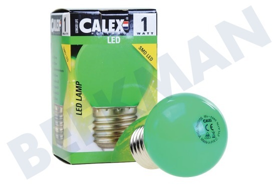 Calex  473416 Lámpara verde calex color LED 240V 1W E27