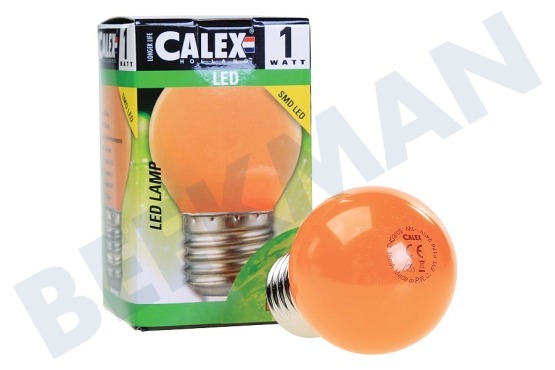 Calex  473429 Calex LED de color naranja de la lámpara 240V 1W E27