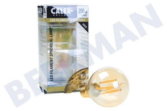 Calex  474481 Calex LED Volglas Filamento 3.5W E14 Gold P45