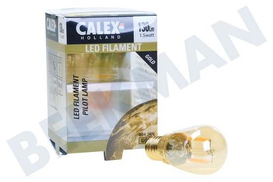 Calex  425000 Calex LED Volglas Filament lámpara de tablero 1,5W E14