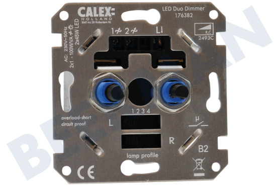 Calex  176382 Calex Duo RC Regulador integrado 230 Volt