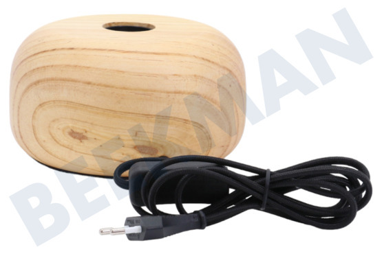 Calex  3001001700 Calex Sobremesa Redonda Madera E27