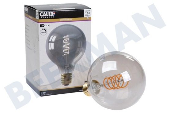 Calex  1001001400 Lámpara Globo LED Filamento Flexible Titanio E27 Regulable