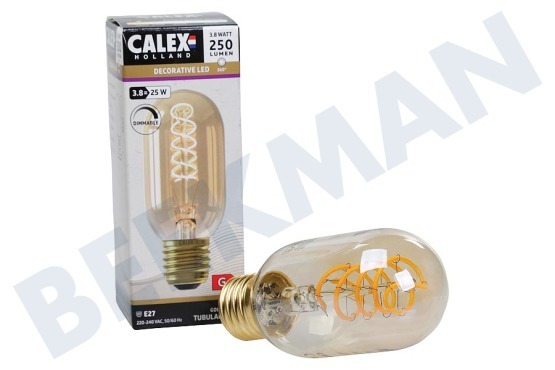 Calex  1001000300 Tubo de filamento flexible de vidrio completo LED Modelo E27 3.8 Watt